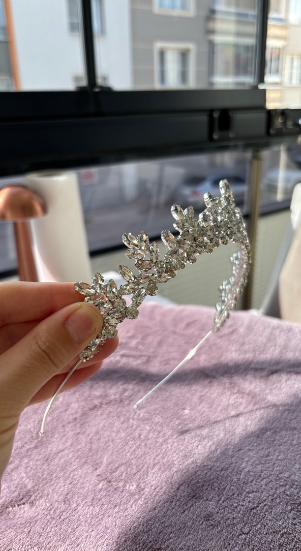 Taşlı Düğün Tacı - Görsel 3
