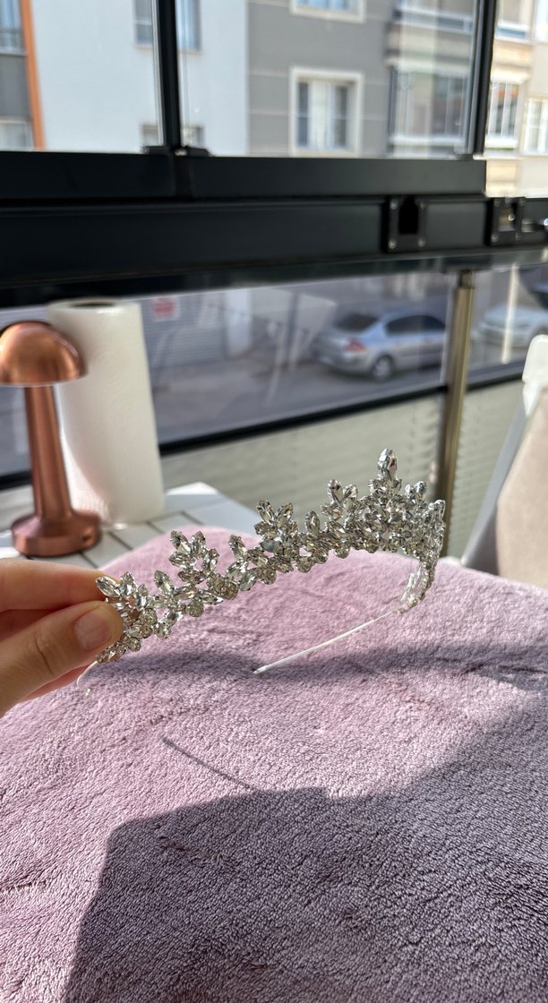 Taşlı Düğün Tacı - Görsel 2