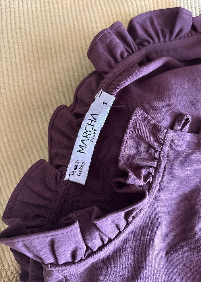 Açık kahve etekli takım - Görsel 5