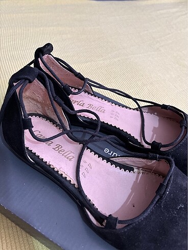 Siyah bağcıklı sandalet - Görsel 5