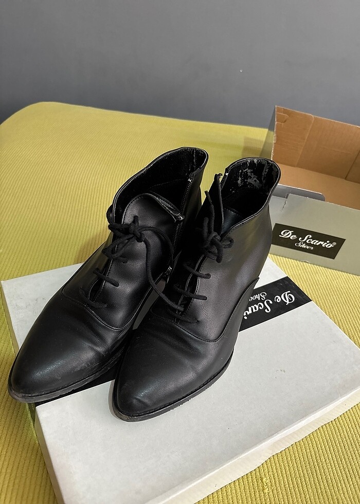 Bağcıklı siyah bot - Görsel 2