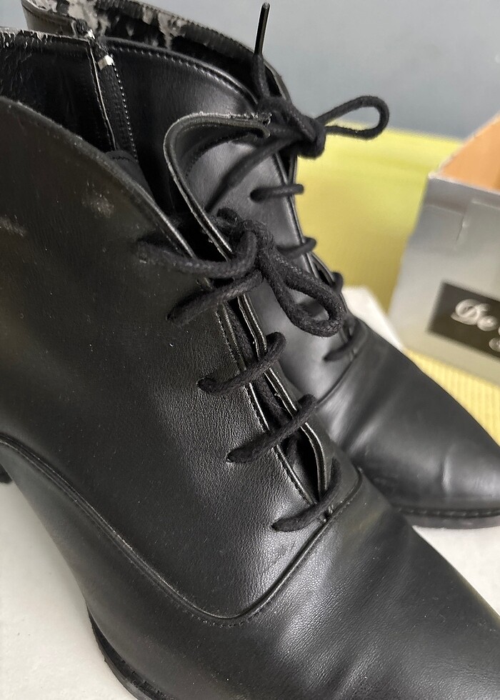 Bağcıklı siyah bot - Görsel 3