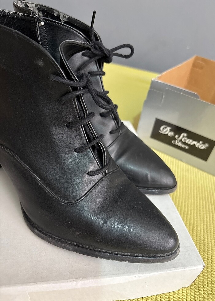 Bağcıklı siyah bot - Görsel 4