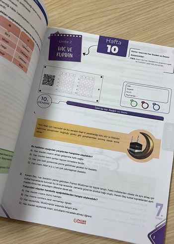 7. Sınıf Din Kültürü ve Ahlak Bilgisi Deneme Kitabı - Görsel 2