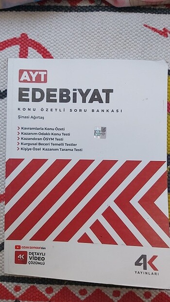 4k ayt edebiyat konu anlatımlı soru bankası