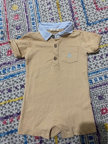 Erkek bebek yazlık tulum