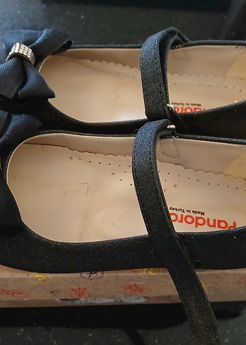 Kız Çocuk Siyah Cırtlı Babet Ayakkabı - Görsel 3