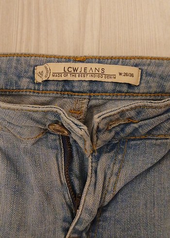 Gri Mavi Yırtık Kadın Denim Pantolon - Görsel 2