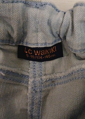 Gri Düğmeli Kız Çocuk Denim Etek - Görsel 3