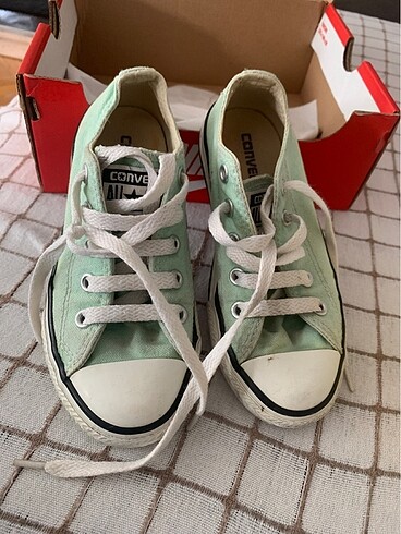 28 Beden yeşil Renk Converse çocuk ayakkabısı