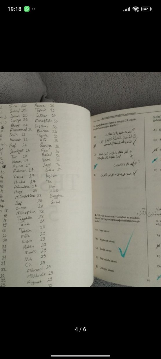 Hafızlık Soru Bankası - 500 Soru ve Çözümleri - Görsel 4