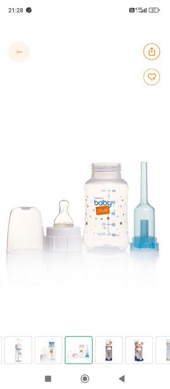 antikolik bebek Biberonu ve Temizleme Fırçası - Görsel 2