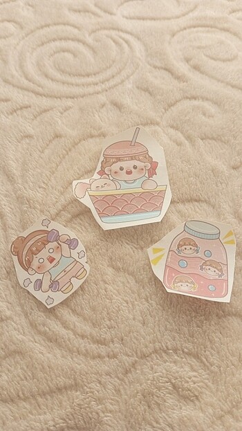 3 adet sticer