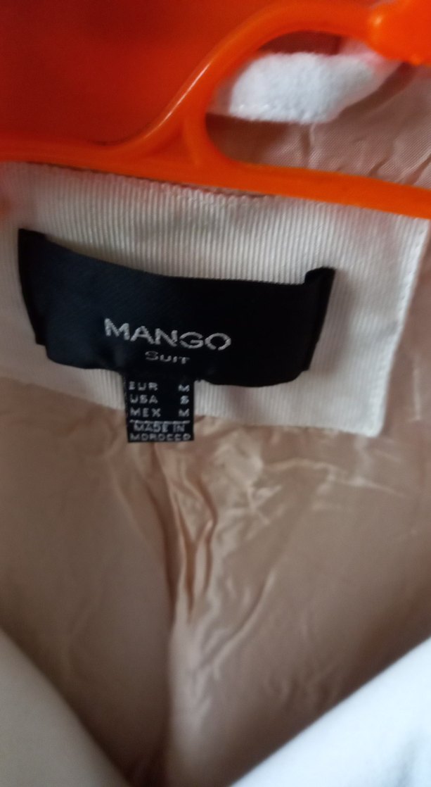 Düğmeli Beyaz Midi Kadın Pamuk Kaban - Görsel 4