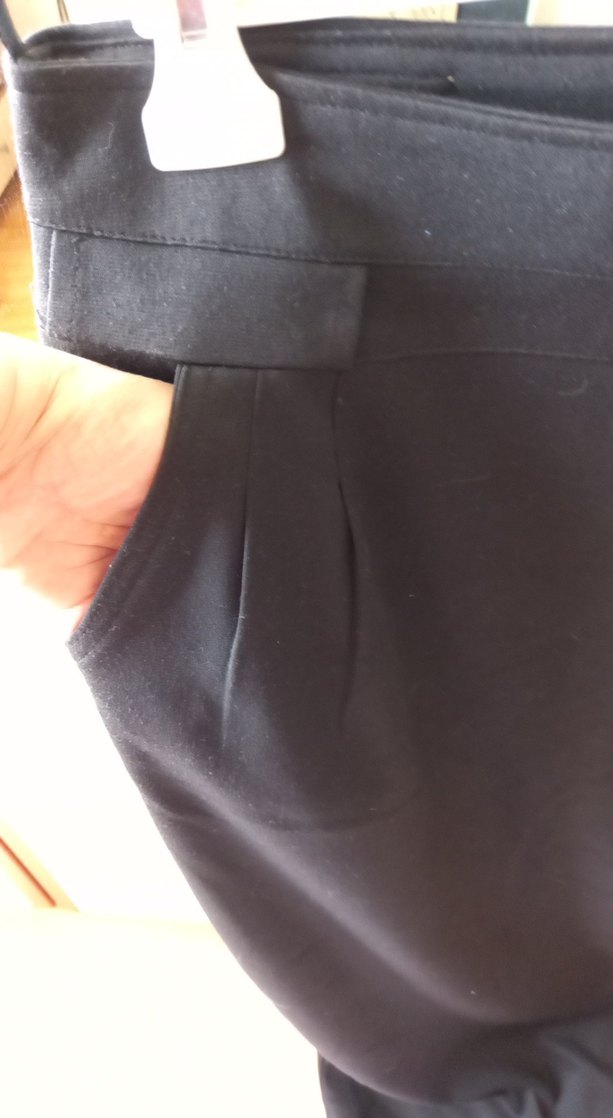 Siyah  uzun yırtmaçlı  Etek - Görsel 2