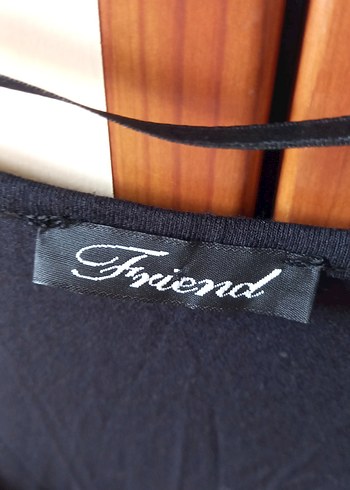 Siyah Drape Detaylı Midi Elbise - Görsel 2