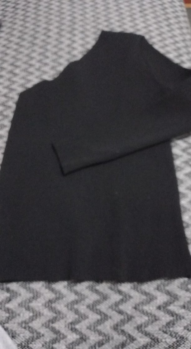 Kadın Gri Triko Kayık Yaka Kazak - Görsel 2