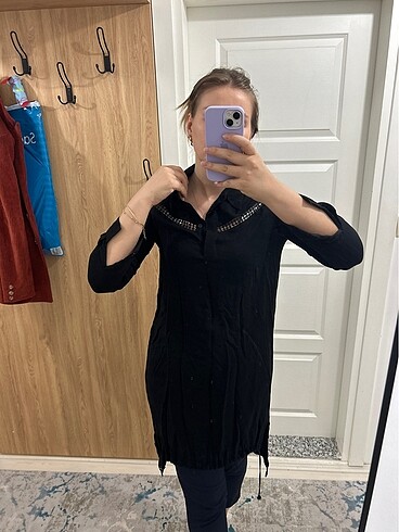 Thurley Siyah tunik