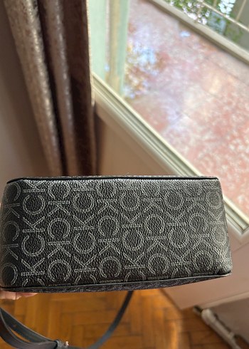 Beden siyah Renk ORJINALL Calvin Klein Baskılı Bel Detaylı Çapraz Çanta