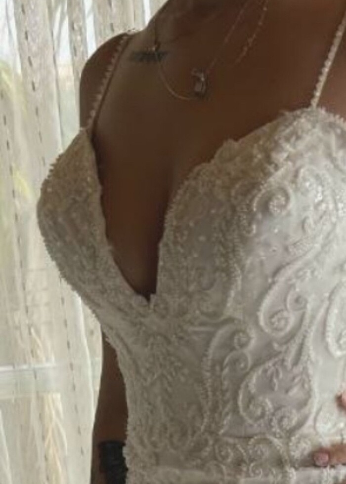 ACİL SATILIK GELİNLİK!!! - Görsel 4