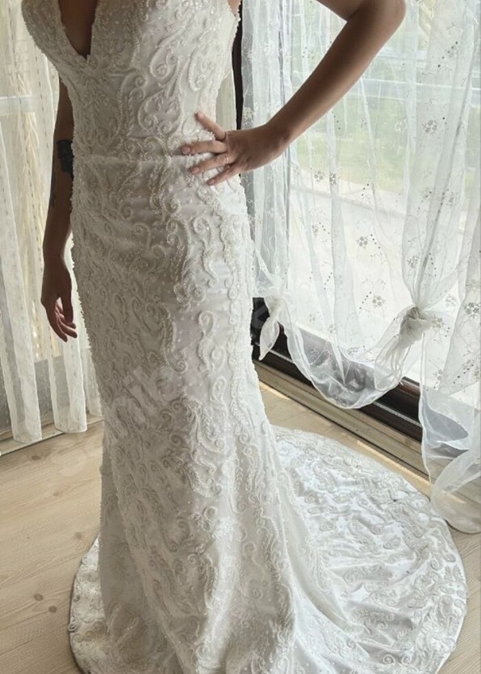 ACİL SATILIK GELİNLİK!!! - Görsel 5