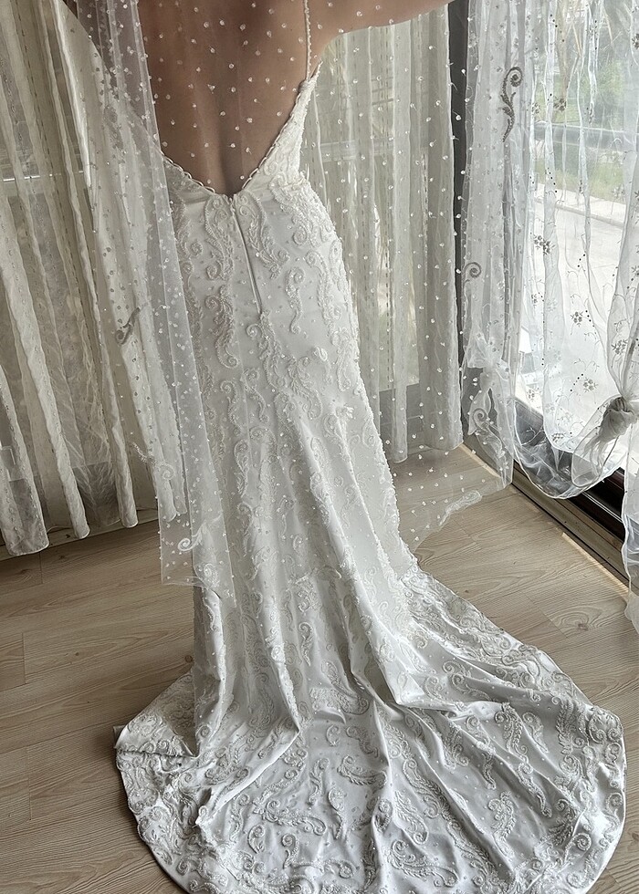 ACİL SATILIK GELİNLİK!!! - Görsel 3