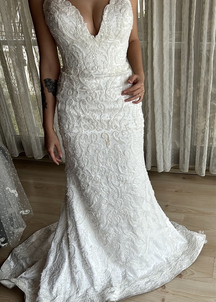 ACİL SATILIK GELİNLİK!!! - Görsel 2