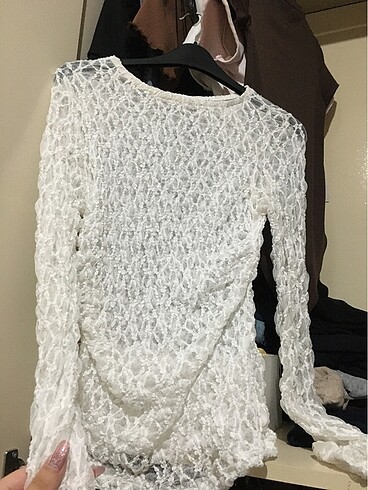 xs Beden Crop üstü bluz