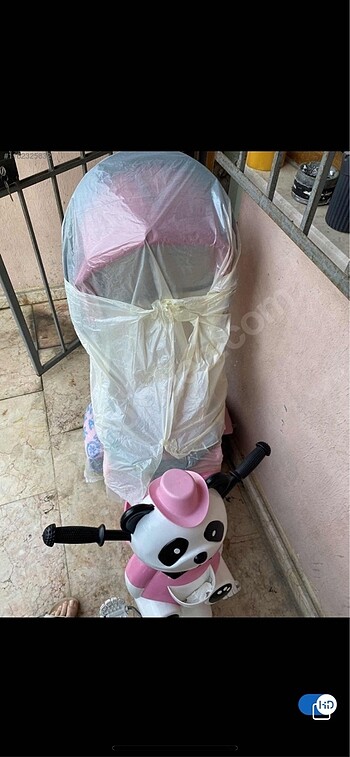  Beden pembe Renk Vardem marka panda üç teker bisiklet
