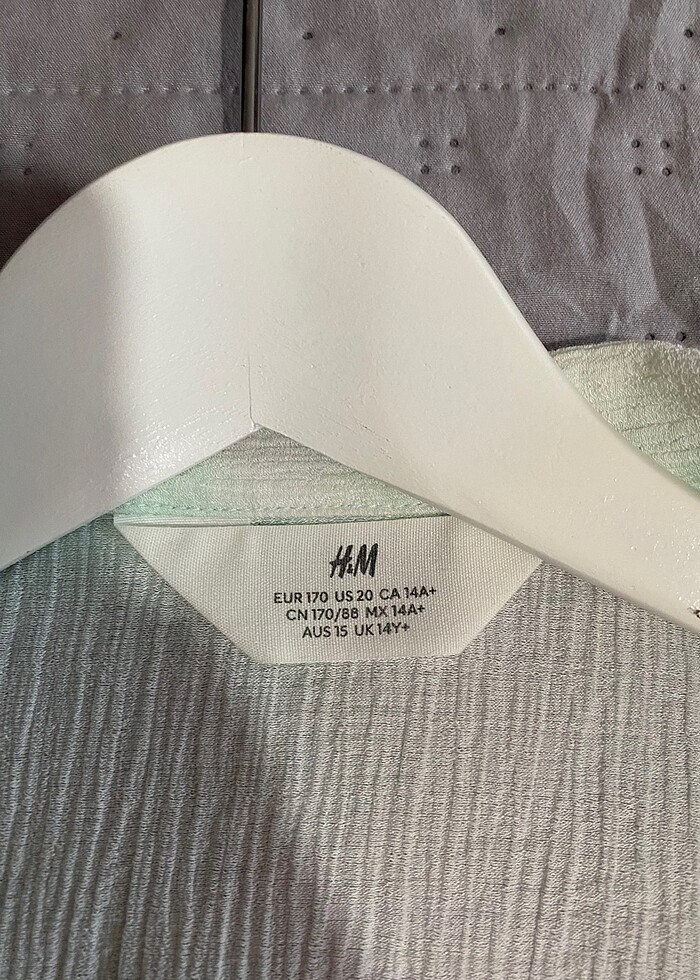 H&M kısa kol gömlek - Görsel 4