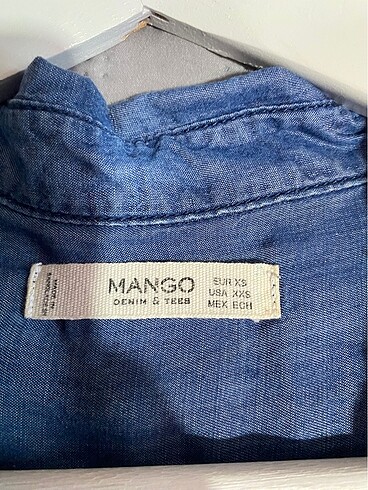 xs Beden Mango uzun kol gömlek