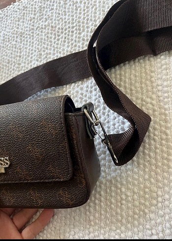Guess Kahverengi Baskılı Deri Kadın Çanta - Görsel 8