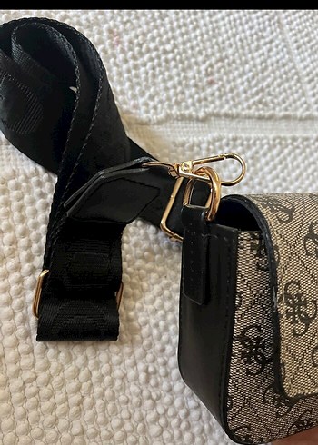 Guess Kahverengi Baskılı Deri Kadın Çanta - Görsel 10