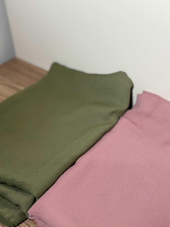 haki yeşili,gül pembe kurusu şal fresh - Görsel 3