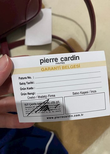 Bordo Deri Kadın Çanta - Görsel 5