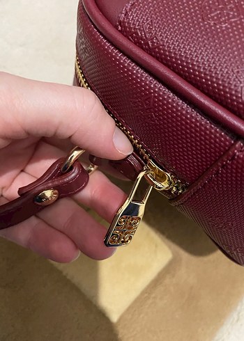 Bordo Deri Kadın Çanta - Görsel 3