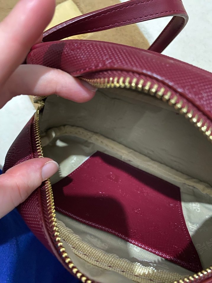 Bordo Deri Kadın Çanta - Görsel 2