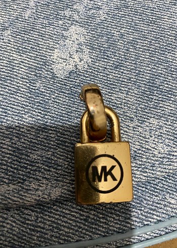 Zincir Detaylı Mavi Denim Kadın Çanta - Görsel 2