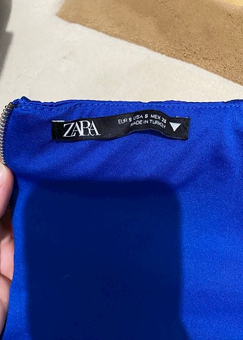 Parlak Mavi Straplez Drapeli Büstiyer - Görsel 4