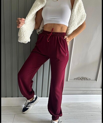 ORJİNAL KESİM OYSH PANTOLON JOGGER Modal kumaşlı, soft touch öze
