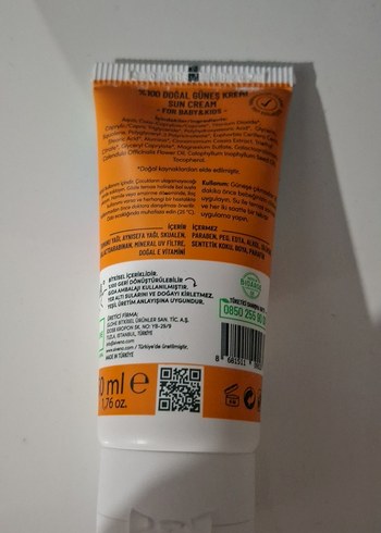 Diğer Siveno Bebek ve Çocuk Güneş Kremi SPF 50+