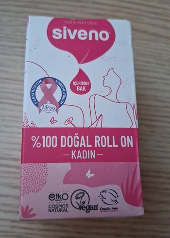 Siveno %100 Doğal Kadın Roll-On