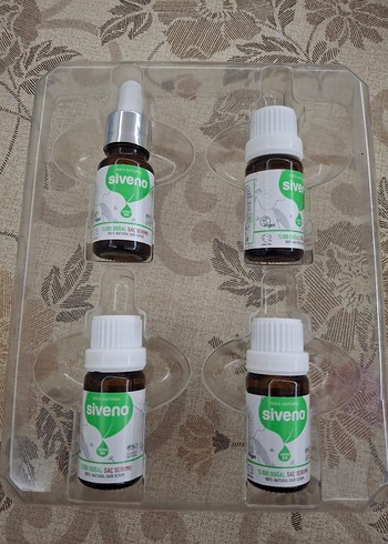 Siveno %100 Doğal Saç Serumu 4x10ml - Görsel 2