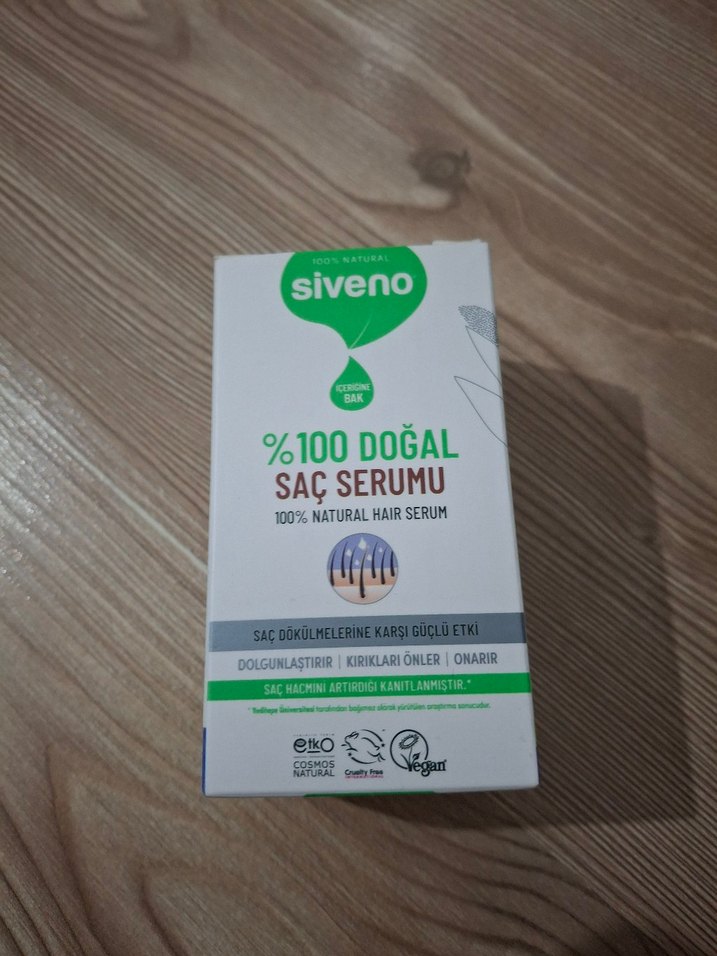 Siveno %100 Doğal Saç Serumu - Görsel 2