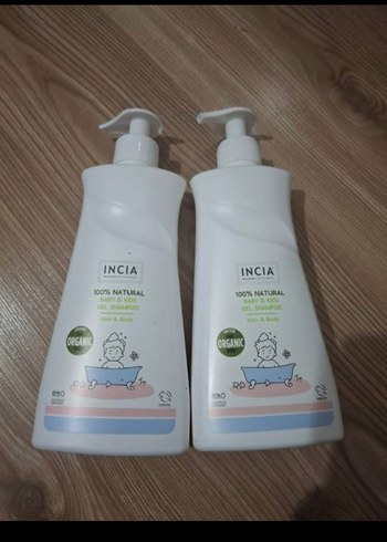INCIA Organik Bebek Şampuanı 2'li Set