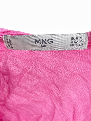 s Beden pembe Renk Mango Bluz %70 İndirimli.