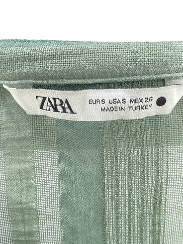 s Beden yeşil Renk Zara Kısa Elbise %70 İndirimli.