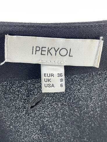 36 Beden siyah Renk ipekyol Kısa Elbise %70 İndirimli.