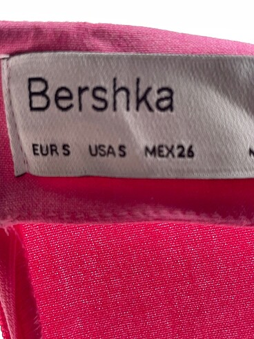 s Beden pembe Renk Bershka Kumaş Pantolon %70 İndirimli.