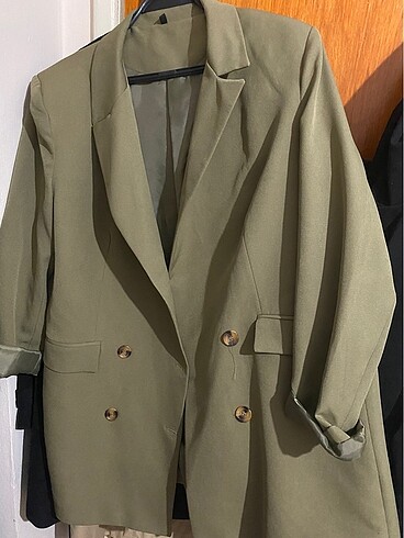 Yeşil blazer ceket